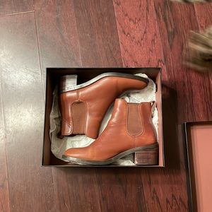 Coach brown Chelsea boots